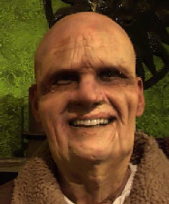 Close up aged Stuart Kincaid